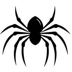 Black spider silhouette