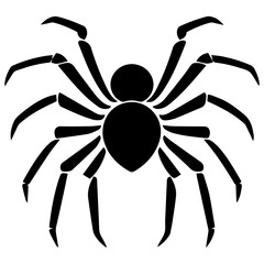 Black spider silhouette
