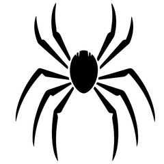 Black spider silhouette