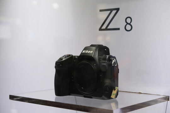 Shanghai,China-August 12th 2023: Nikon Z8 full-frame mirrorless camera