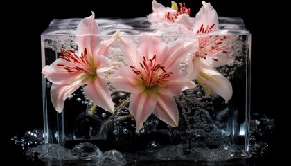 flower in water