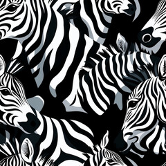 black and white pattern zebra