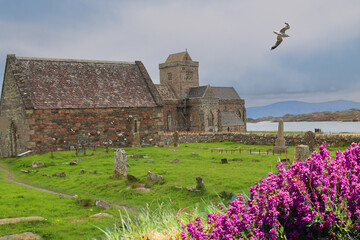 Iona Abbey Scotland United Kingdom-