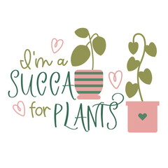 Plant lover Inspirational vector Hand drawn typography poster. T shirt calligraphic design. Vector illustration