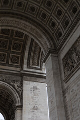 Fototapeta na wymiar Arco de triunfo de París 
