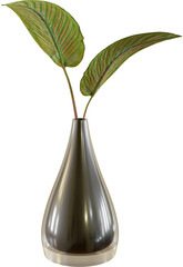 3D Render Tropical Plants in Pot