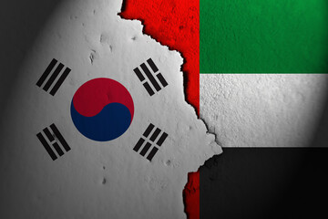Relations between South Korea and United Arab Emirates. South Korea vs United Arab Emirates.