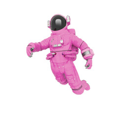 astronaut in drift pose