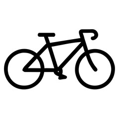 bicycle icon outline
