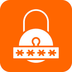 Vector Design Password Locked Icon Style