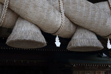 SHIMANE, JAPAN - August 11, 2023 :Scenery of "Izumo Taisha" in Shimane Prefecture, Japan