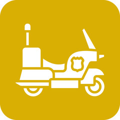 Vector Design Motorbike Icon Style