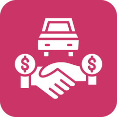 Vector Design Acquisition Fee Icon Style