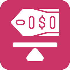 Vector Design Fair Market Value Icon Style