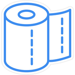 Vector Design Tissue Roll Icon Style