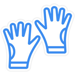 Vector Design Hand Gloves Icon Style