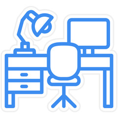 Obraz premium Vector Design Office Icon Style