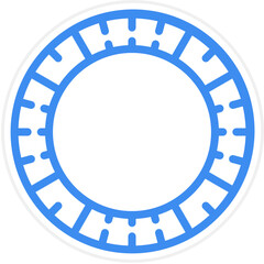 Vector Design Lifebuoy Icon Style