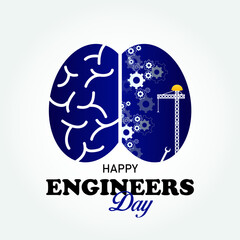Happy Engineer’s Day. Engineer’s Day vector illustration greeting, poster, card.