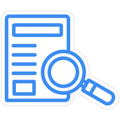 Vector Design Evidence Icon Style