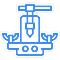 Vector Design Flaring Tool Icon Style