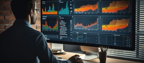 Analyzing business data through a computer based KPI dashboard