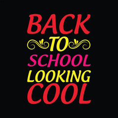 Back to school t-shirt design , first day, hundred daysof  School, typography t-shirts, Pro Vector