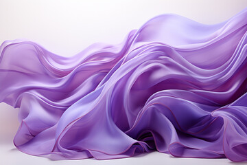 Obraz premium Flow purple satin