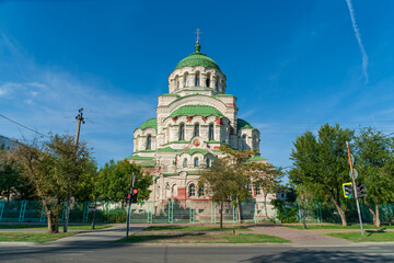 Astrakhan, Russia. Cathedral of the Holy Equal-to-the-Apostles Prince Vladimir