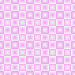 Vector illustration of pink square step color seamless pattern background. Geometry shape background.