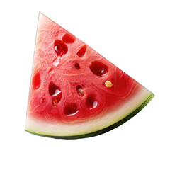 Clipart png image of a watermelon slice . generative ai