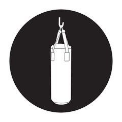 Punching bag icon