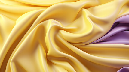 Abstract Lavender and yellow background Liquify light 3d Rendering
