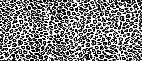 Leopard skin fur print pattern for trendy and luxurious 80s fashion clothing design