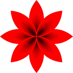 Fototapeta premium Red Flowers seamless pattern for background,carpet,wallpaper,clothing,wrapping,Batik,fabric.