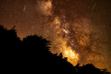 The milky way far from light pollution
