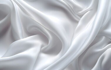 Fototapeta premium White satin fabric background