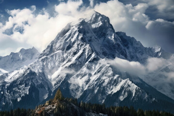 Fototapeta na wymiar Zugspitze mountain, landscape