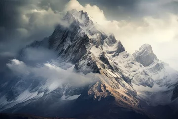 Gordijnen Zugspitze mountain, landscape © Veniamin Kraskov