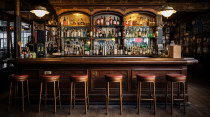 Fototapeta na wymiar the interior of bar