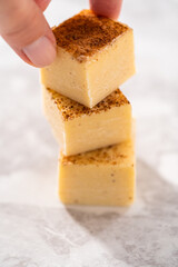 Christmas Eggnog fudge