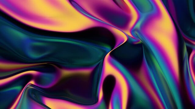 Abstract 3d design, colorful background, 4k seamless looped video