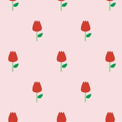 seamless pattern with flowers