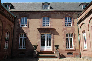 Fototapeta na wymiar rohan palace in strasbourg in alsace (france)