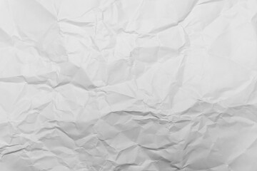 White Paper Texture background. Crumpled white paper abstract shape background with space paper recycle for text.