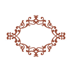 heart shaped ornament scrollwork