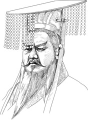 Qin Shi Huang - was the founder of the Qin dynasty and the first emperor of a unified China