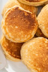 Eggnog pancakes