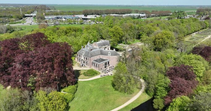 Kasteel Groeneveld, in Baarn, The Netherlands. Country estate castle.