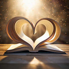 book with heart